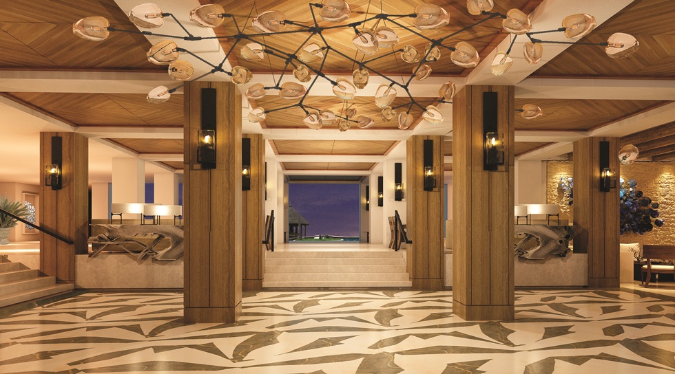 Shangri-La’s Le Touessrok Resort & Spa lobby